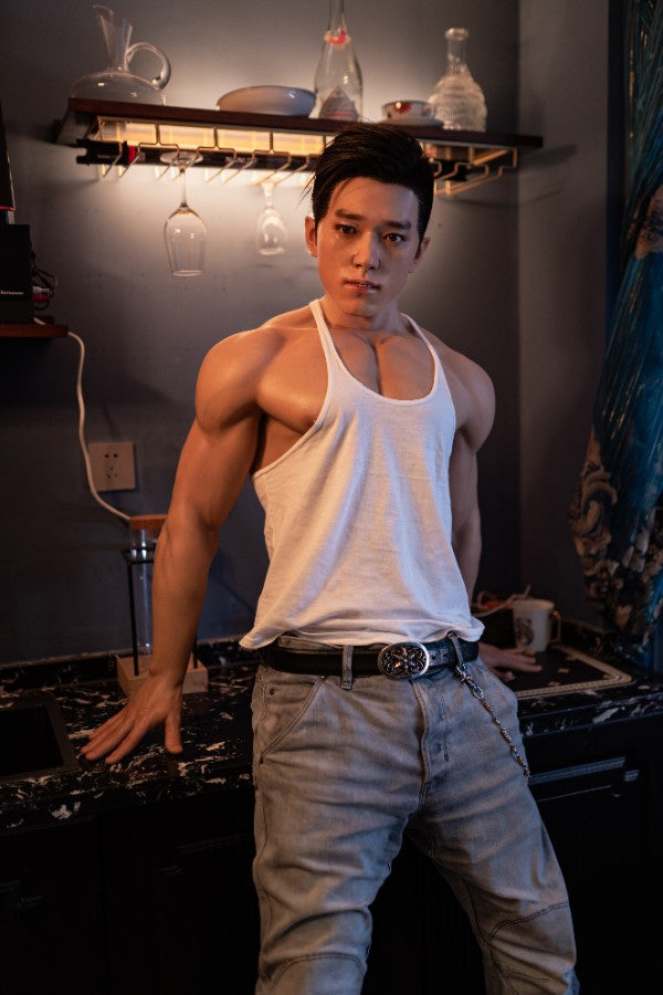 180cm/5ft10 Realistic Male Silicone Sex Doll - Hogan