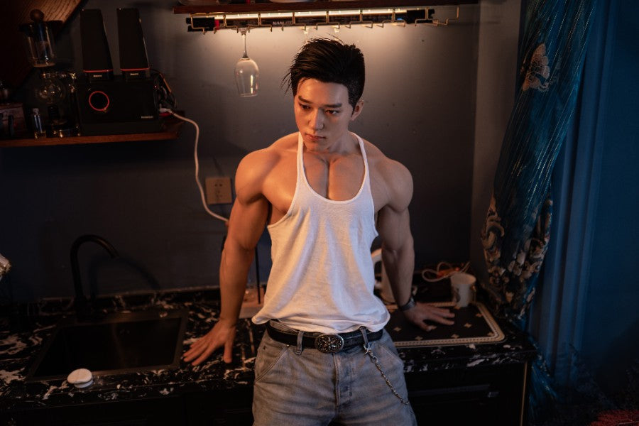 180cm/5ft10 Realistic Male Silicone Sex Doll - Hogan