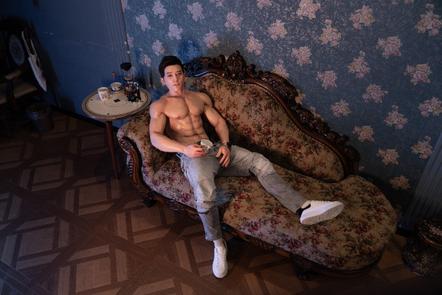 180cm/5ft10 Realistic Male Silicone Sex Doll - Hogan