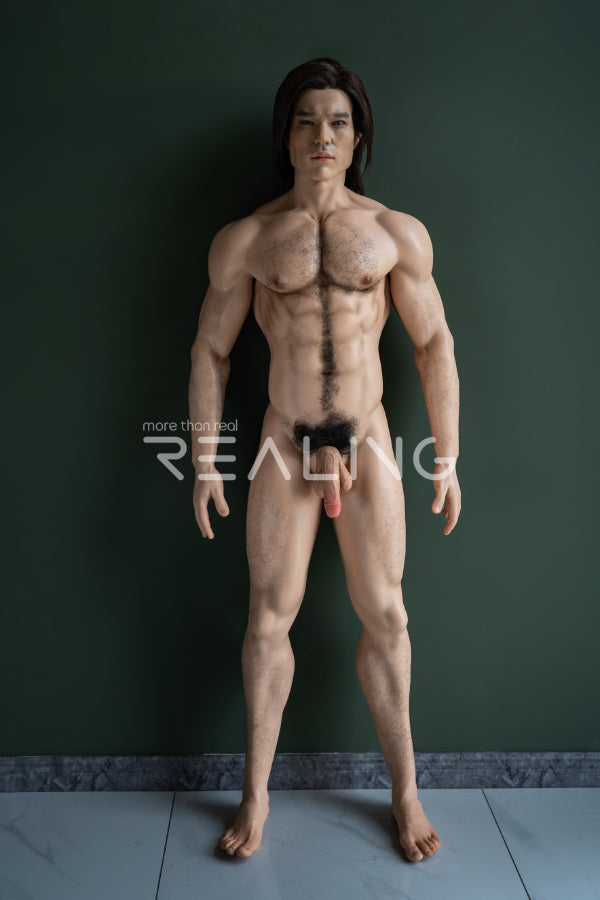 180cm/5ft10 Realistic Male Silicone Sex Doll - Leopold