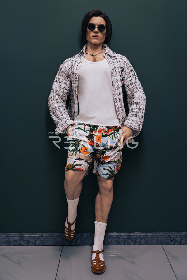 180cm/5ft10 Realistic Male Silicone Sex Doll - Leopold