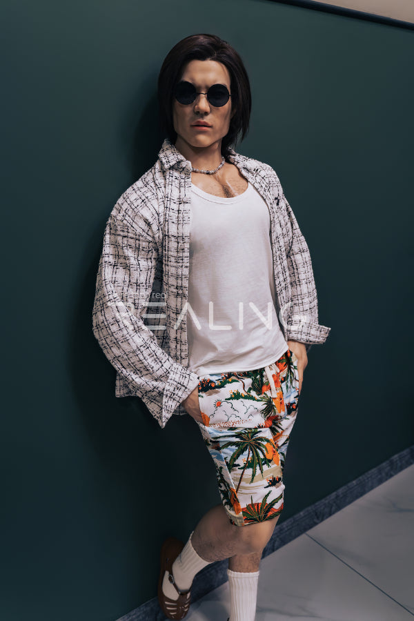 180cm/5ft10 Realistic Male Silicone Sex Doll - Leopold