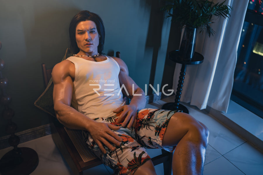 180cm/5ft10 Realistic Male Silicone Sex Doll - Leopold