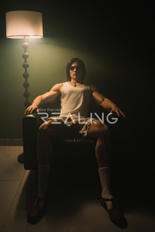 180cm/5ft10 Realistic Male Silicone Sex Doll - Leopold