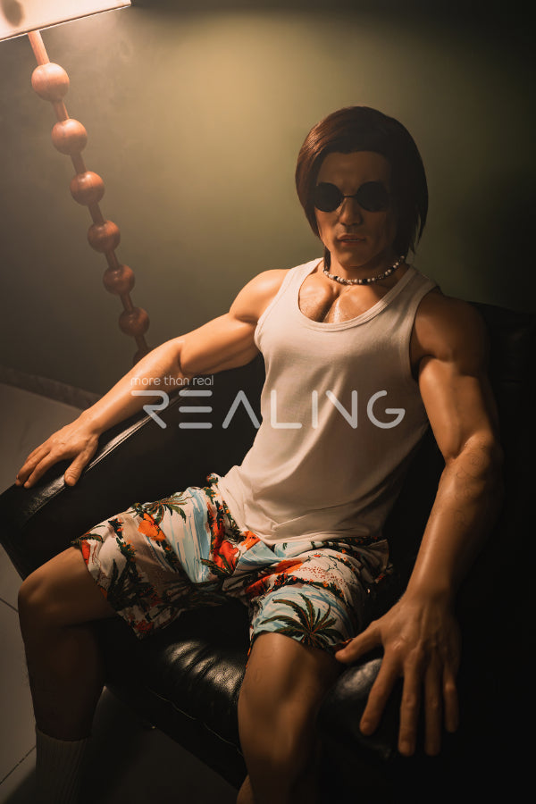 180cm/5ft10 Realistic Male Silicone Sex Doll - Leopold