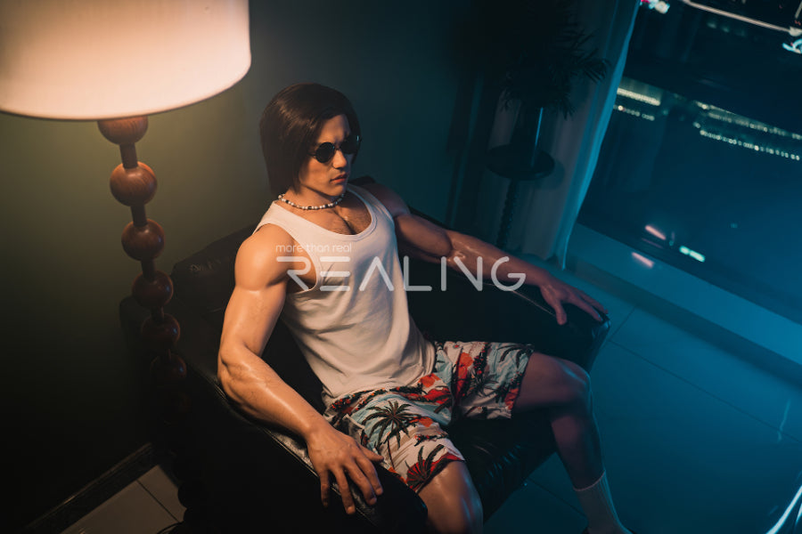 180cm/5ft10 Realistic Male Silicone Sex Doll - Leopold