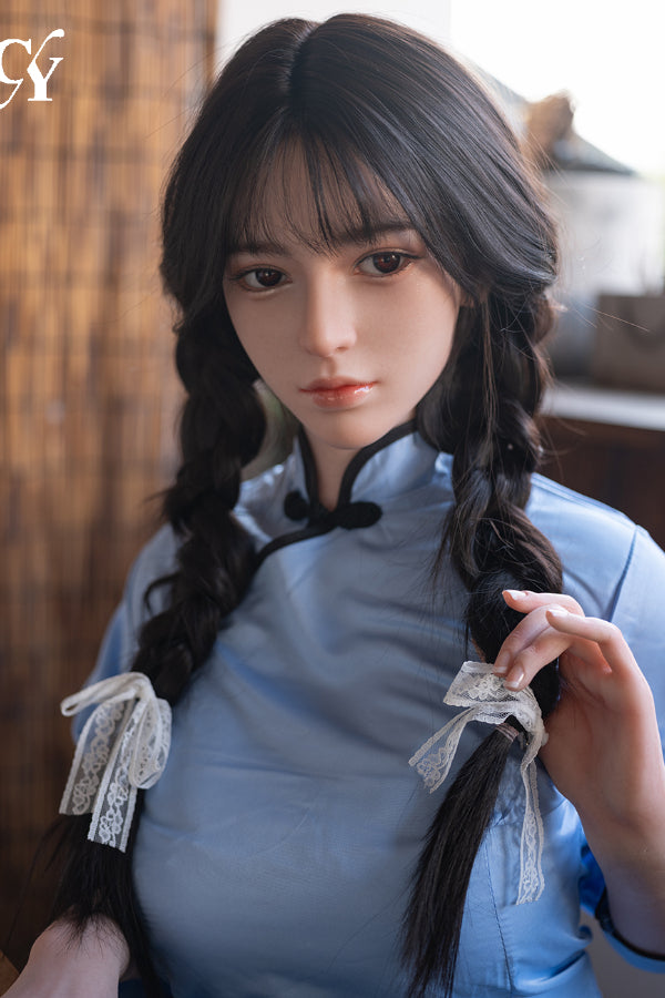 167cm/5ft6 D-Cup Silicone Head Asian Sex Doll - Wan Song
