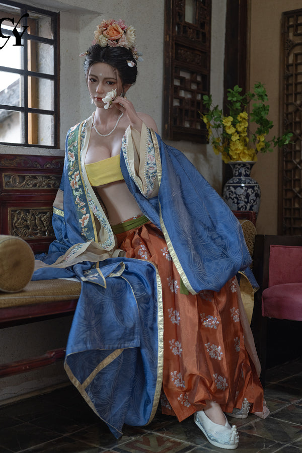 167cm/5ft6 D-Cup Silicone Head Sex Doll - Wan Song