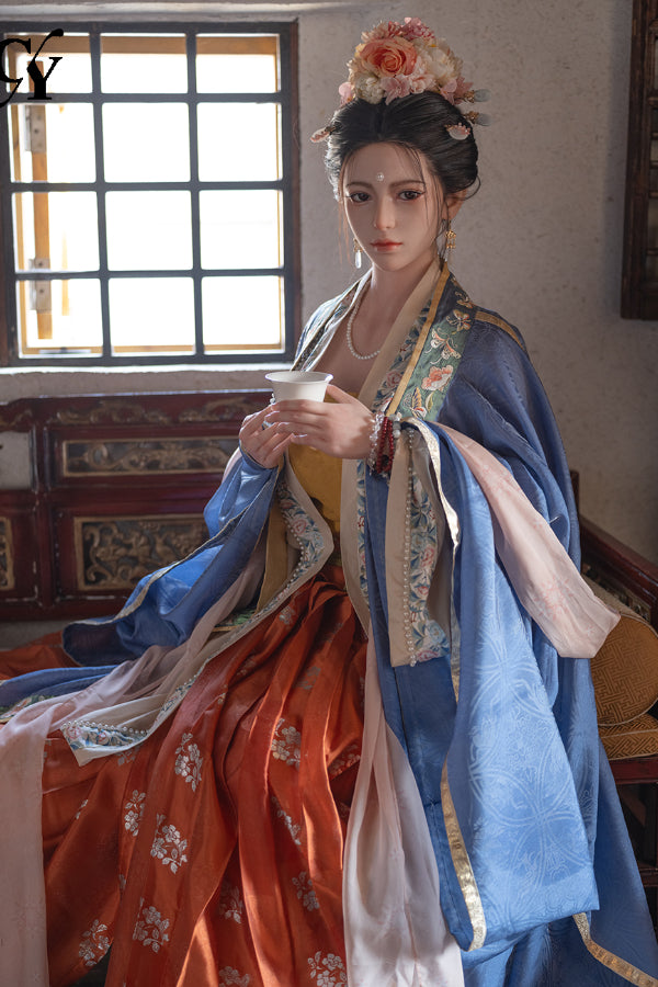 167cm/5ft6 D-Cup Silicone Head Sex Doll - Wan Song