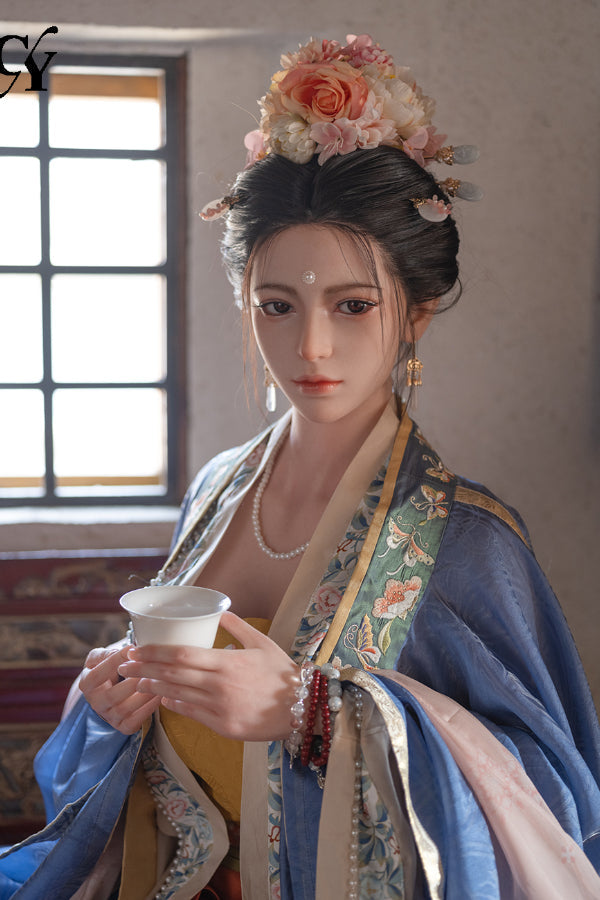 167cm/5ft6 D-Cup Silicone Head Sex Doll - Wan Song