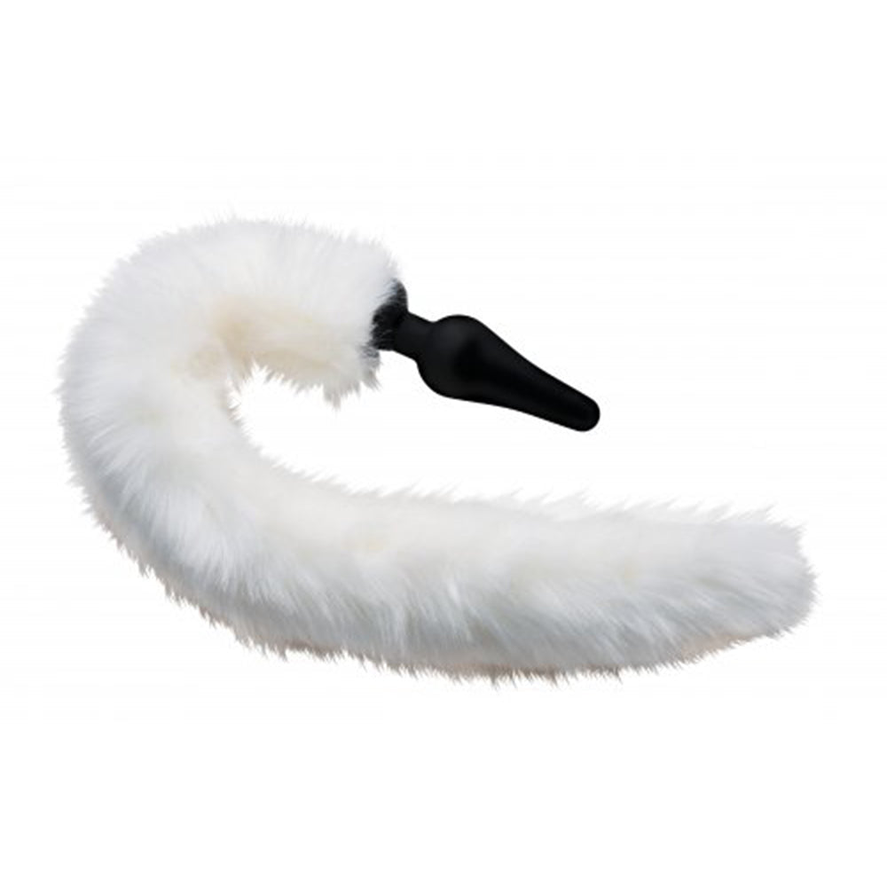 White Fox Tail and Ears Set