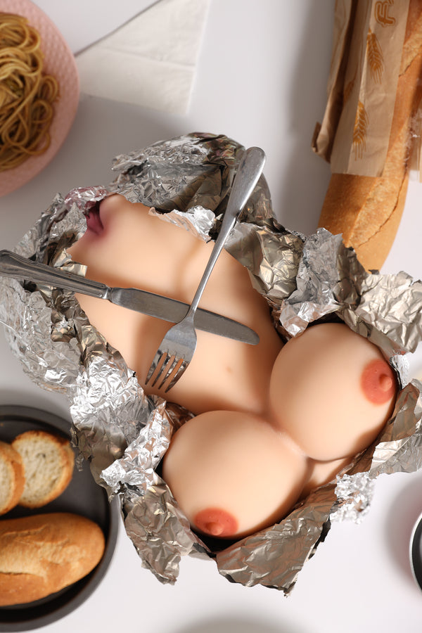 🔹CLM Classic🔹35cm/1ft2 X Mini Cinnamon TPE Torso Sex Toys