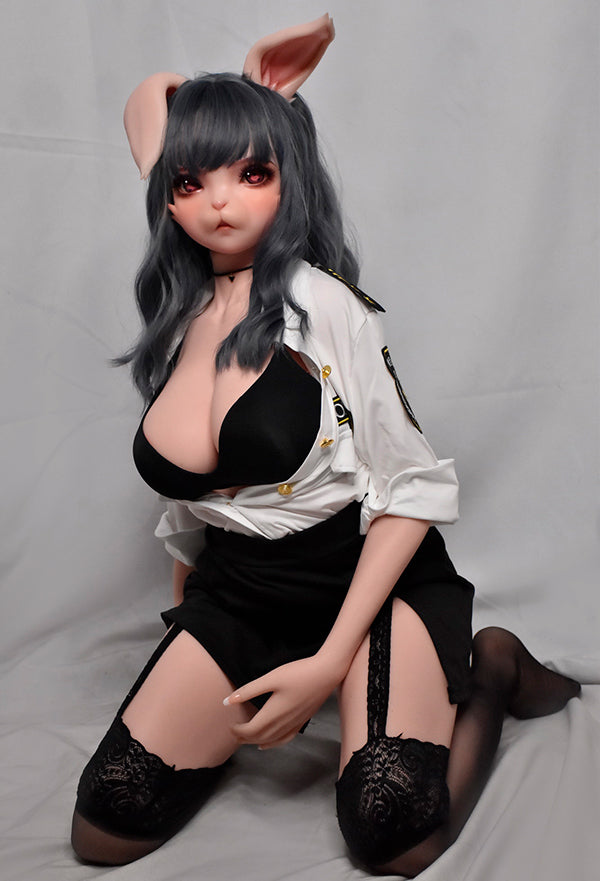 150cm/4ft11 Hentai Animal Furry Anime Silicone Sex Doll - Aida Rina Rabbit