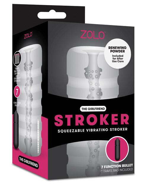 Squeezable Vibrating Stroker