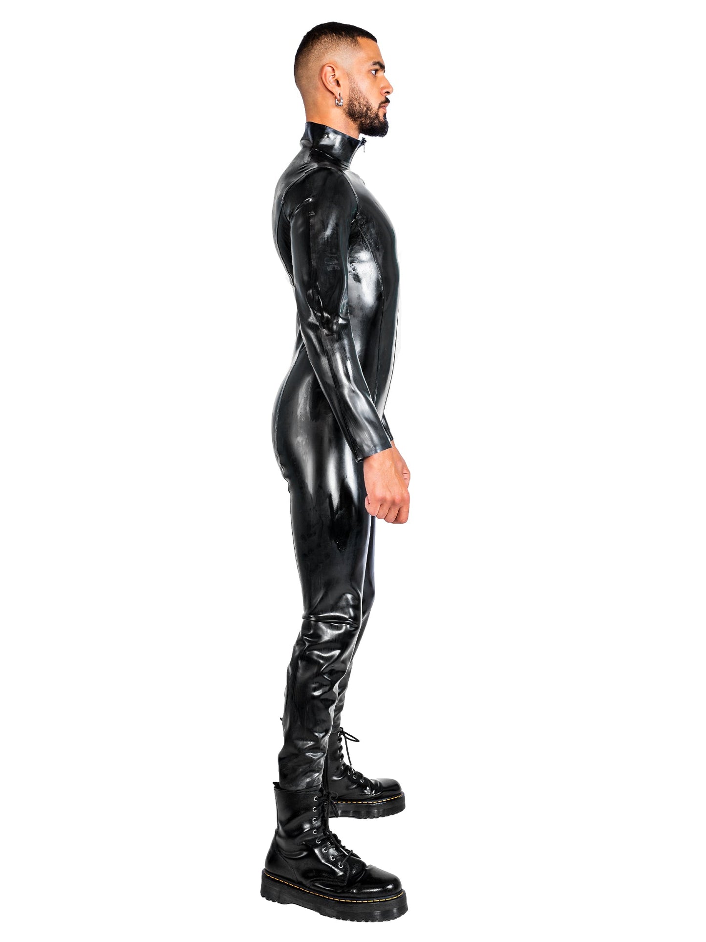 Heavy Duty (0.55mm) Panelled Latex/Rubber Catsuit