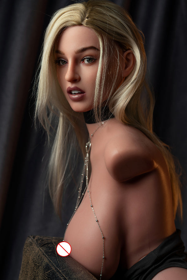 『Best Value Torso Sex Doll 』CA In Stock - 111 cm (3’8”), K-Cup, Full Silicone, Tan Skin, Head ZXE204_1 SLE 2.0