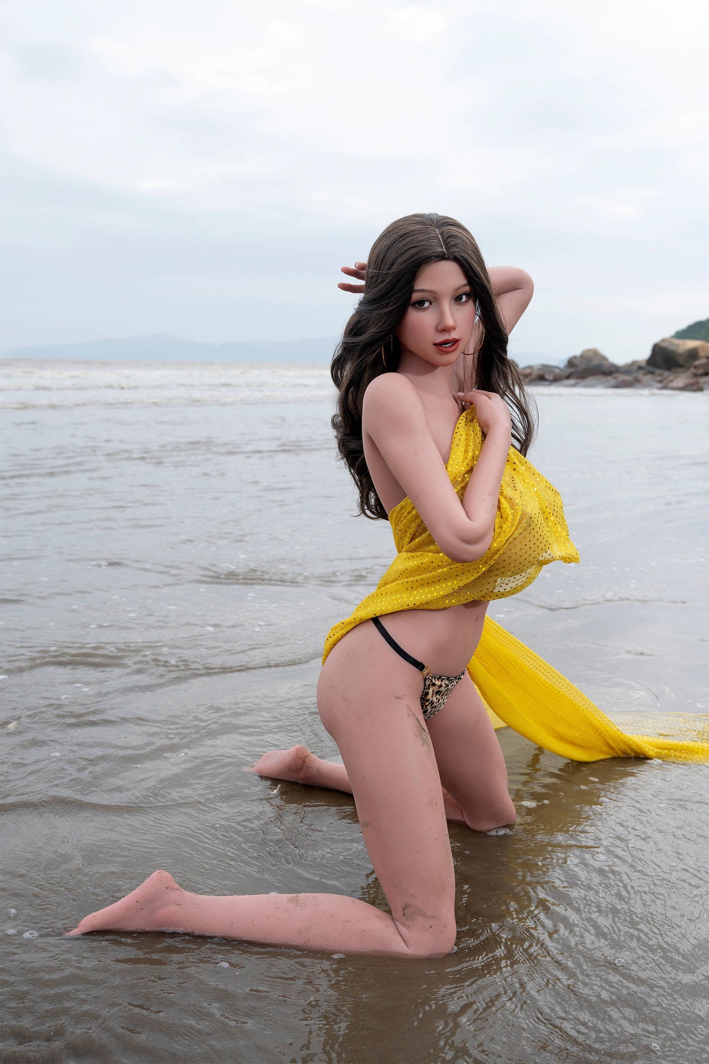 『Best Value Sex Doll $1500-$2500』US In Stock - 166cm (5’5”), K-Cup, Full Silicone, Tan Skin, Head ZXE209_1 SLE 2.0