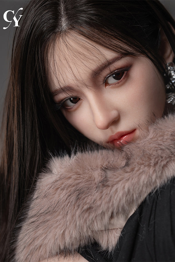 168cm/5ft6 F-Cup Silicone Head Asian Sex Doll - Zhimin