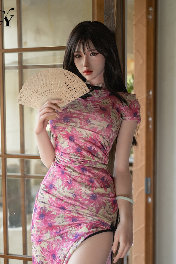 168cm/5ft6 F-Cup Silicone Head Sex Doll -  Zhimin ROS