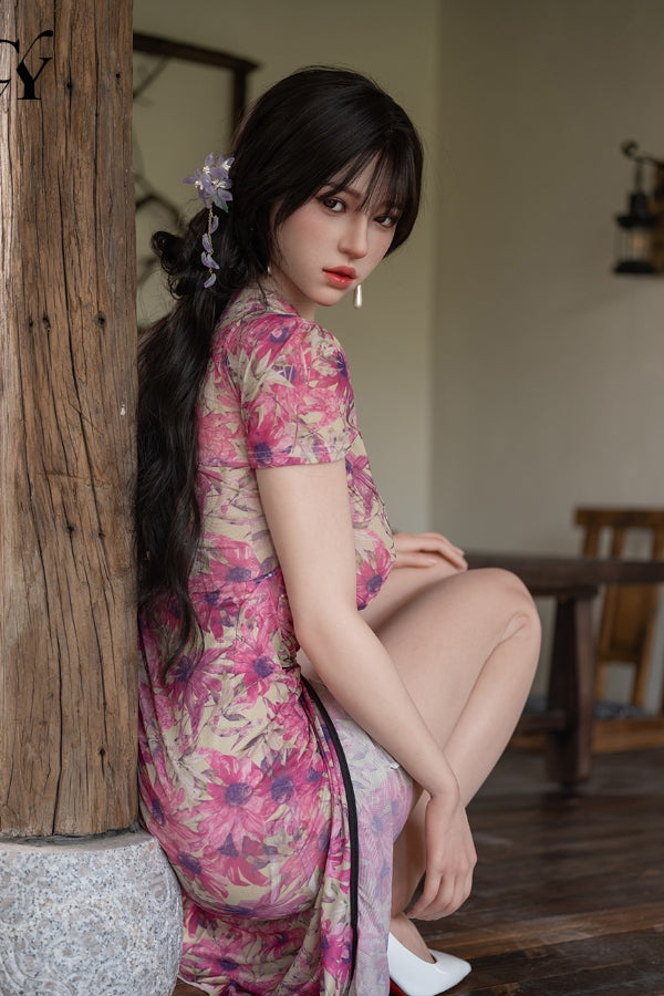 168cm/5ft6 F-Cup Silicone Head Sex Doll -  Zhimin ROS