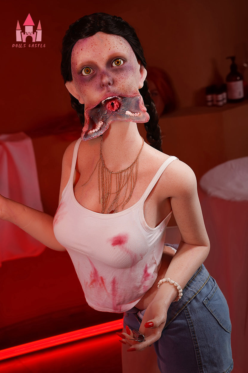 US In Stock - 158cm/5ft2 D-cup Resident Evil Monster Silicone Sex Doll - #Z1