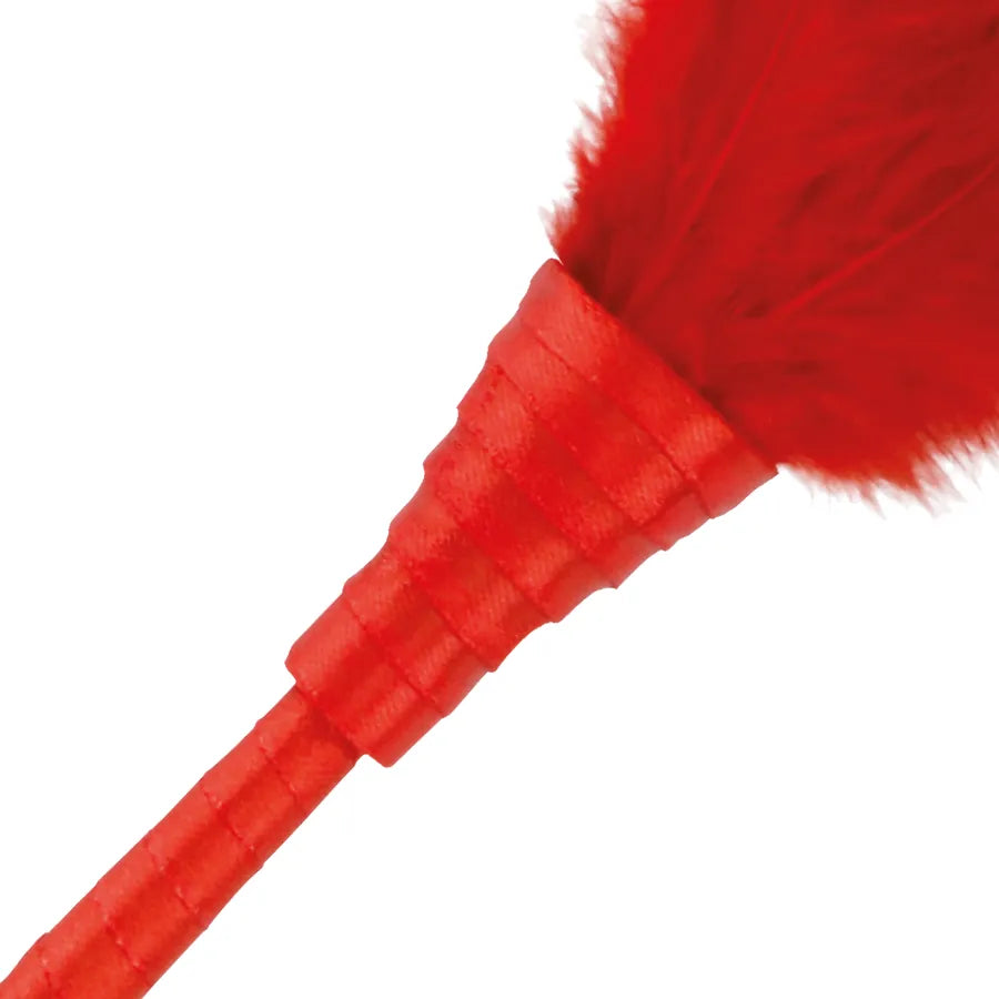 Accessoire Bdsm Plumes Rouges Érotiques