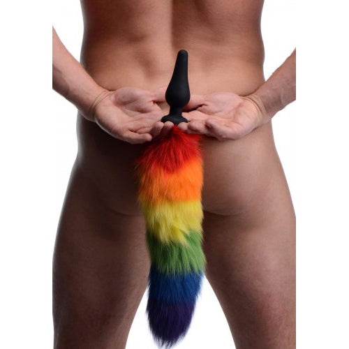 Regenbogenschwanzstecker