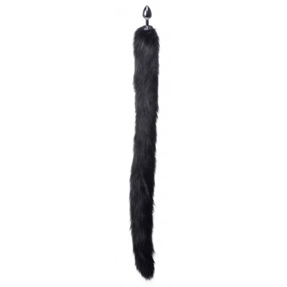 Extra Long Midnight Mink Tail