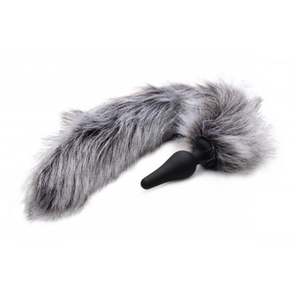 Grey Wolf Tail and Ears Set