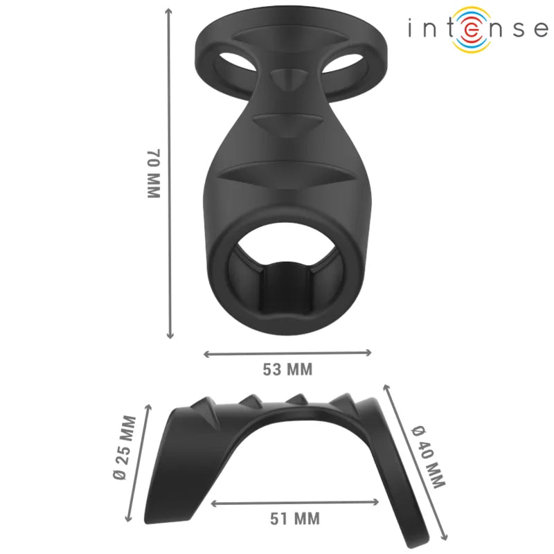 Anneau Pénien Silicone Noir Performant