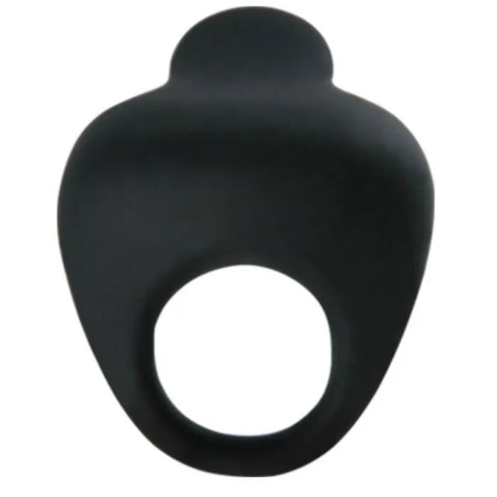 Anneau Vibrant Silicone Noir Érection Retardée