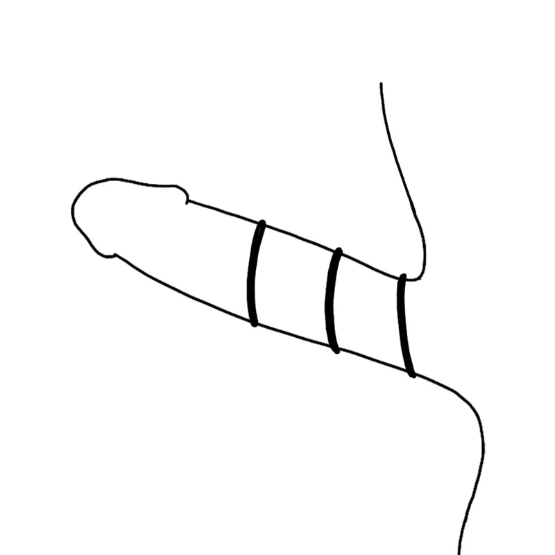 Anneaux En Silicone Pour Pénis Et Testicules