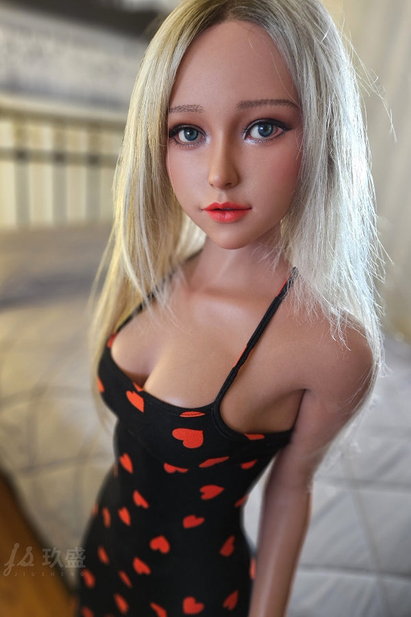 148cm/4ft10 B-cup Small Breast  Silicone Sex Doll - Arisa