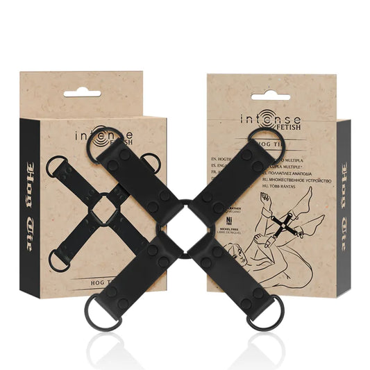 Attache Multiple En Cuir Végétalien Bdsm