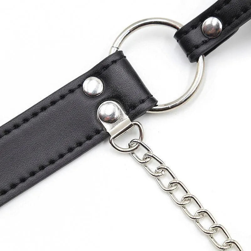 Bâillon-Boule En Acier Inoxydable Avec Pinces