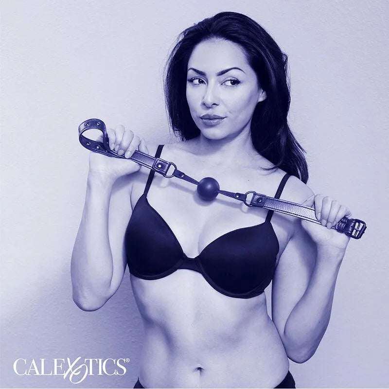 Bâillon Boule Silicone Réglable Sécurité Bdsm