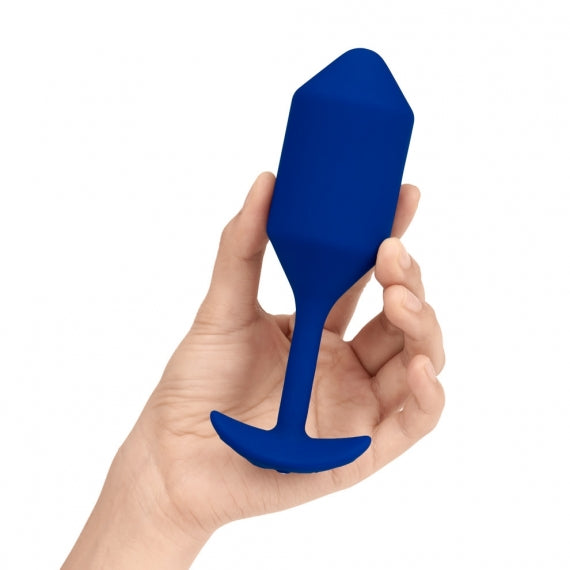 Vibrating Snug Plug Weighted