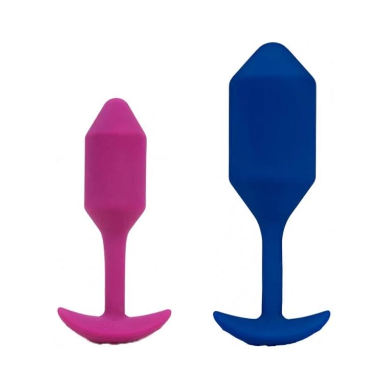 Vibrating Snug Plug Weighted