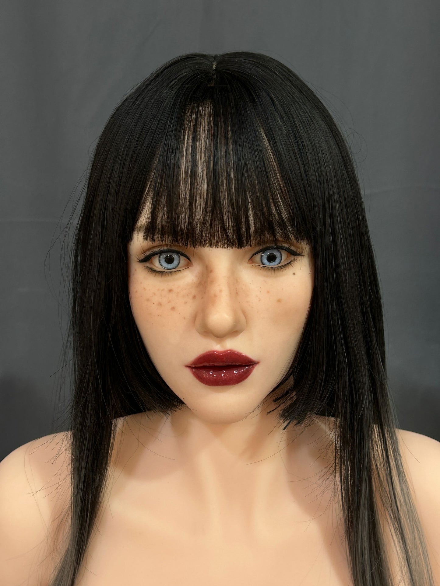 US In Stock - 164cm/5ft5 H-Cup Silicone Head Chinese Sex Doll - SG2 Natural