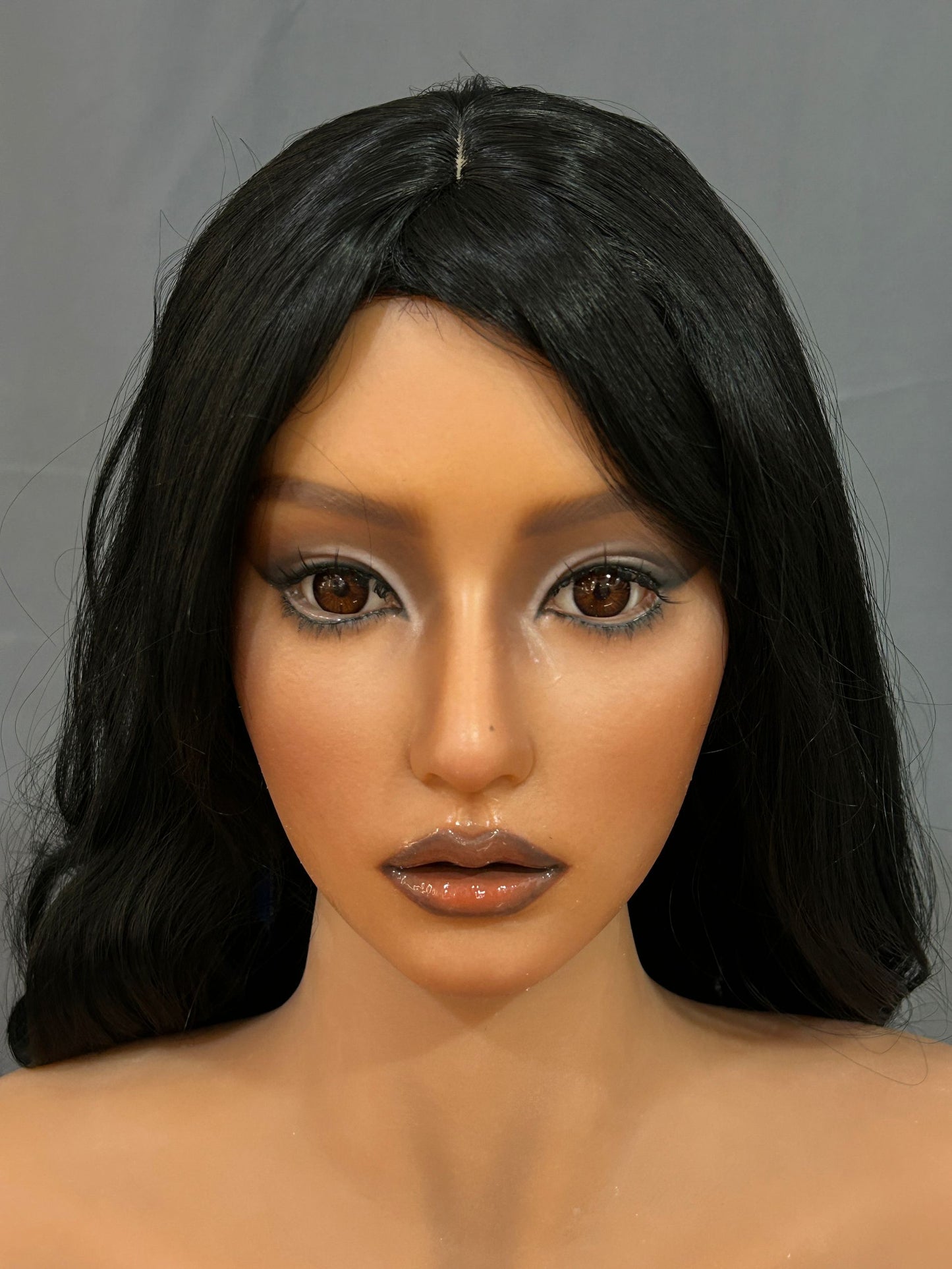 US In Stock - 163cm/5ft4 C-Cup Silicone Head Sex Doll SG5 - Sydney Dark tanned