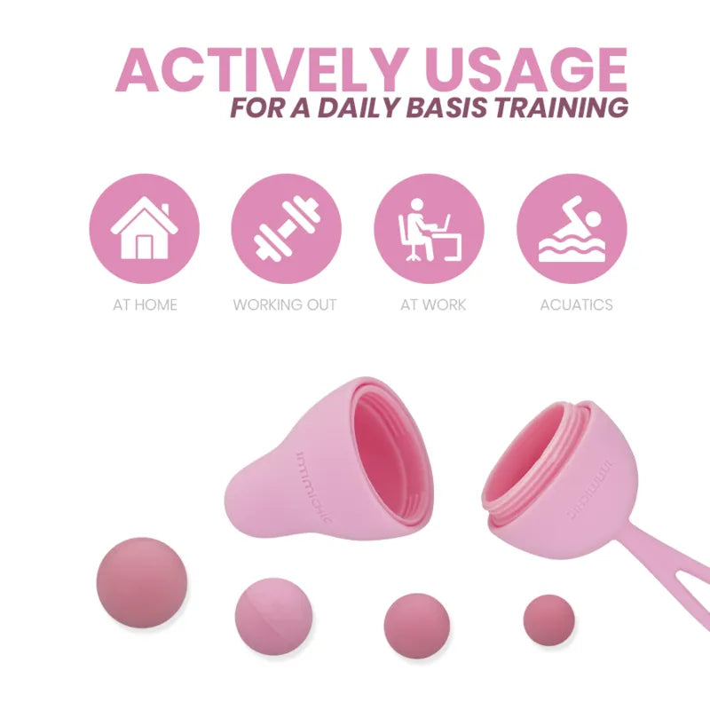 Balle De Kegel En Silicone Hypoallergénique