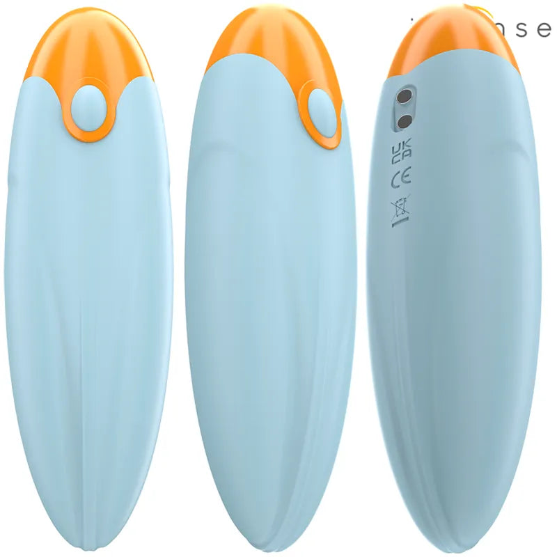 Balle Vibrante Bleue Étanche Silicone