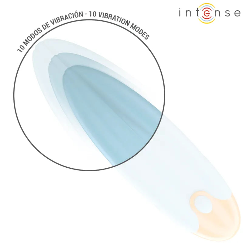 Balle Vibrante Bleue Étanche Silicone