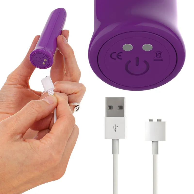Balle Vibrante En Silicone Violet Étanche