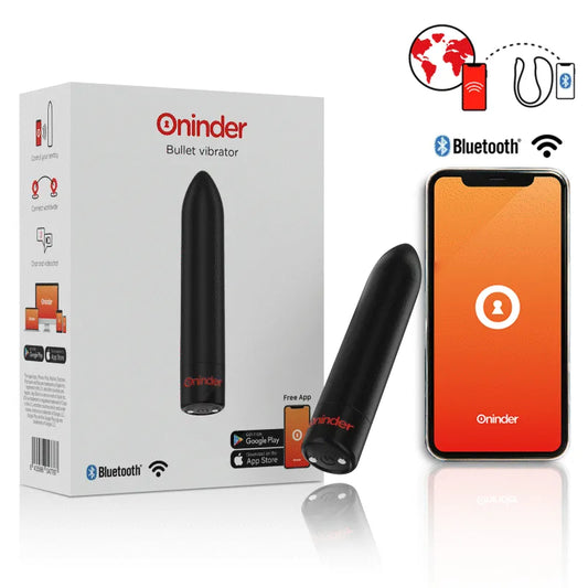 Balle Vibrante Noire Étanche Bluetooth Oninder