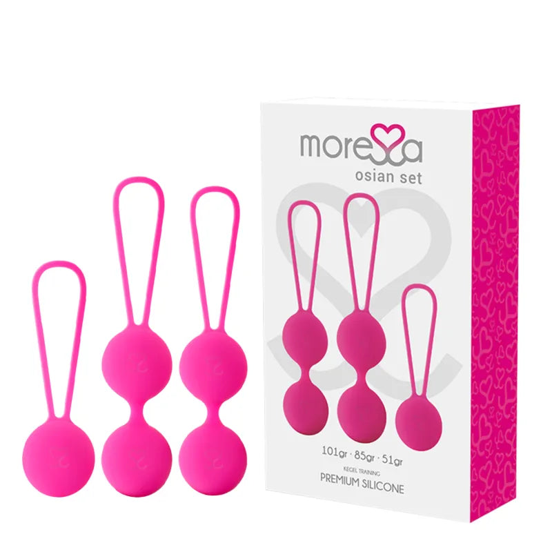 Boules de Geisha Silicone Moressa Hypoallergéniques