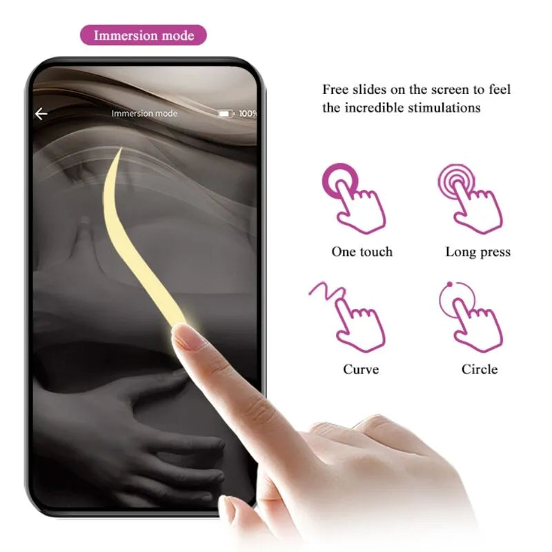 Boules De Kegel Vibrantes Violettes Avec Application