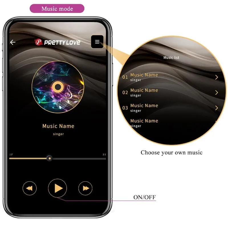 Boules Kegel Vibrantes Silicone Violet