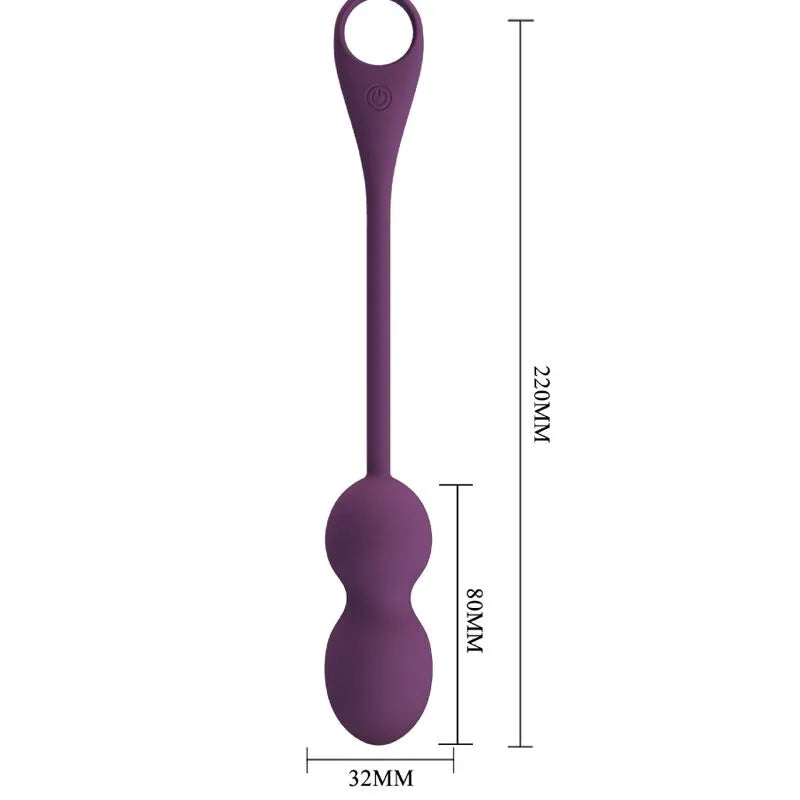 Boules Kegel Vibrantes Silicone Violet