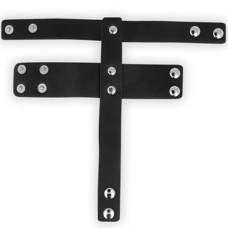 Bracelet En Cuir Fétichiste Sans Nickel